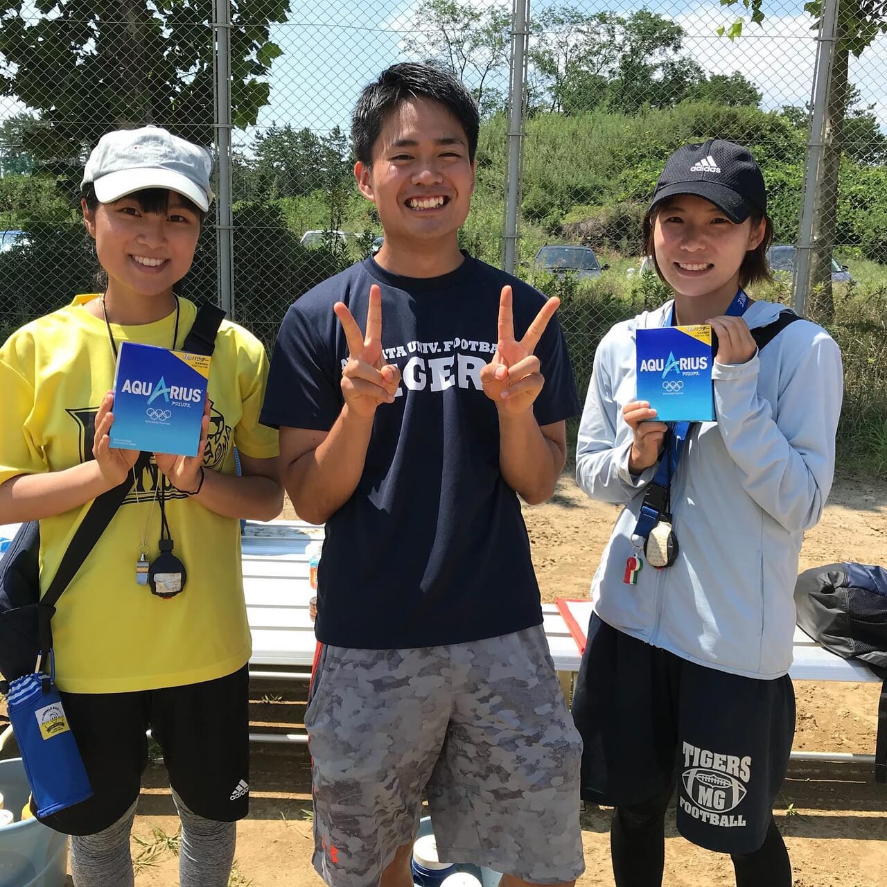 OBの守屋様からアクエリアスの粉の差し入れを頂きました！
ありがとうございます‍♀️
水分補給をしっかりと行いながら、シーズンに向けて全力で練習に取り組んでいきます