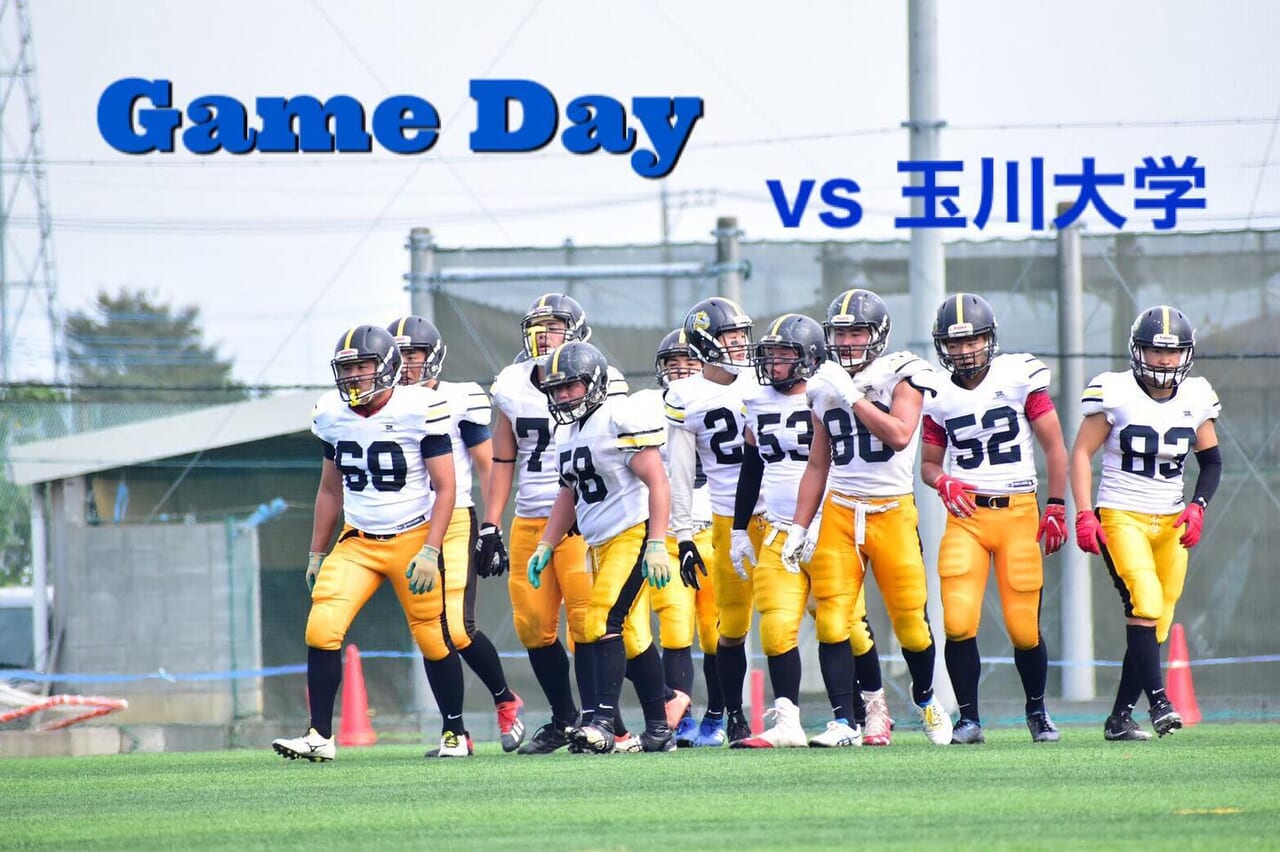 【第3節】
vs 玉川大学 STALLION
K.O. 11:00
会場 東京経済大学武蔵村山グラウンド