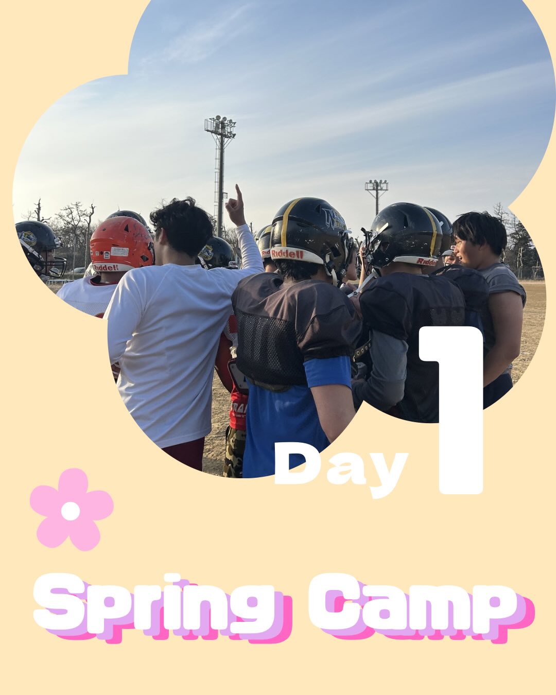 【春の二部練1日目☘️】

本日より5日間の二部練が始まりました！

午前中は合わせ練習に取り組み、そこで出た反省や課題を午後のポジション別練習で活かしました🏻

二部練を通して確実に成長できるよう、個々人が目標を明確にしながら練習に励みます

また先日、2022年度卒OGの舘野様よりドーナツとお菓子の差し入れをいただきました！ありがとうございました。練習後に部員で美味しく頂きました