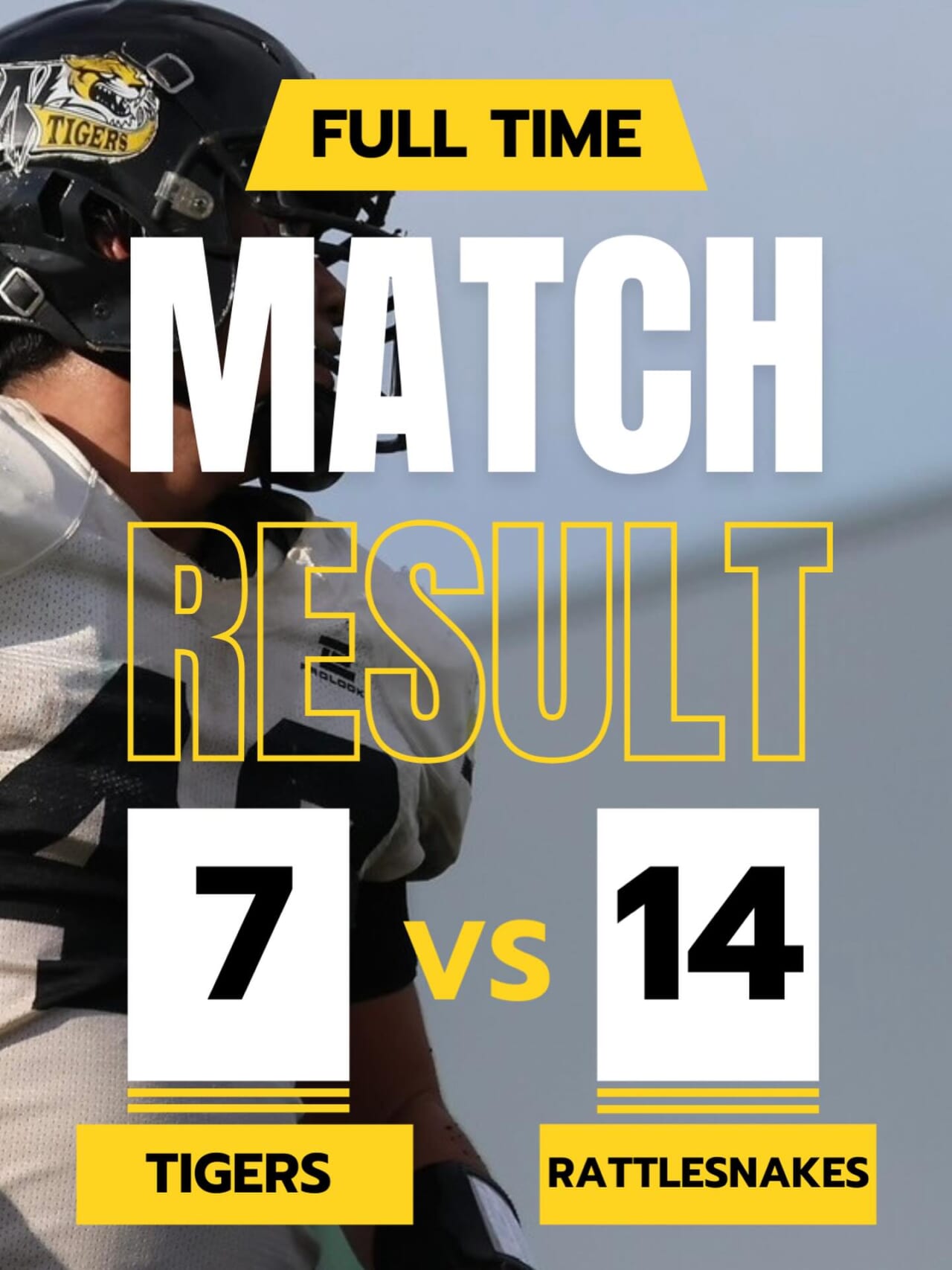 【第3節 拓殖大学戦 試合結果】
●新潟大学 7-14 拓殖大学〇
1Q 0-0
2Q 0-0
3Q 0-7
4Q 7-7
TOTAL 7-14
第3節は惜しくも敗戦という結果になりました。
応援してくださった全ての皆様に、心より感謝申し上げます。
皆様に「勝利」という形で恩返しができるよう、今試合の反省をしっかりと行い、次に繋げてまいります。
引き続き、ご声援の程よろしくお願いいたします。
-————————
〈Next game〉
東京理科大学戦
〇日時
10/25(土) 11:00 kickoff
〇会場
千葉商科大学市川
(千葉県市川市国府台1-3-1)
〜第4節 東京理科大学戦をご観戦の皆様〜
第4節は大学会場のため、無料でご観戦いただけます。
観戦を希望される方は、
【①お名前(代表者) ②人数 ③交通手段】をメール(niigata.tigers@gmail.com)にてご連絡ください
#