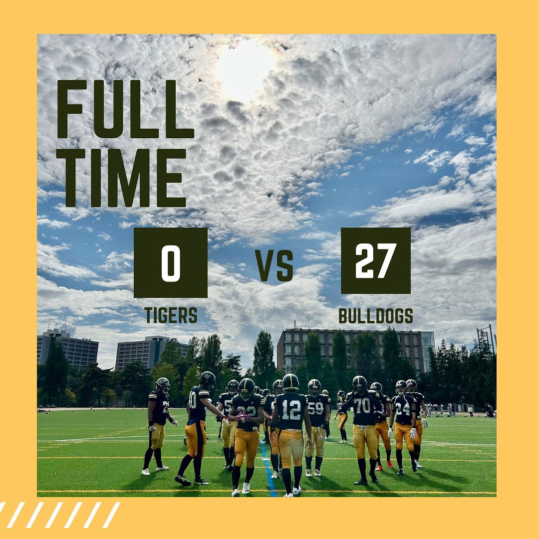 第3節 立正大学戦 試合結果

新潟大学  0-27  立正大学
1Q  0-7
2Q  0-7
3Q  0-7
4Q  0-6

第3節は敗戦という結果になりました。暖かい応援、誠にありがとうございました。
厳しい戦いが続きますが、挫けることなく目前の戦いに全力で取り組みます。

次節は亜細亜大学戦です。
日時：11/11(土)  K.O 13:00
会場：亜細亜大学日の出キャンパス
大学会場のため、どなたでも無料で観戦頂けます

第4節もご声援の程、宜しくお願いいたします。

#